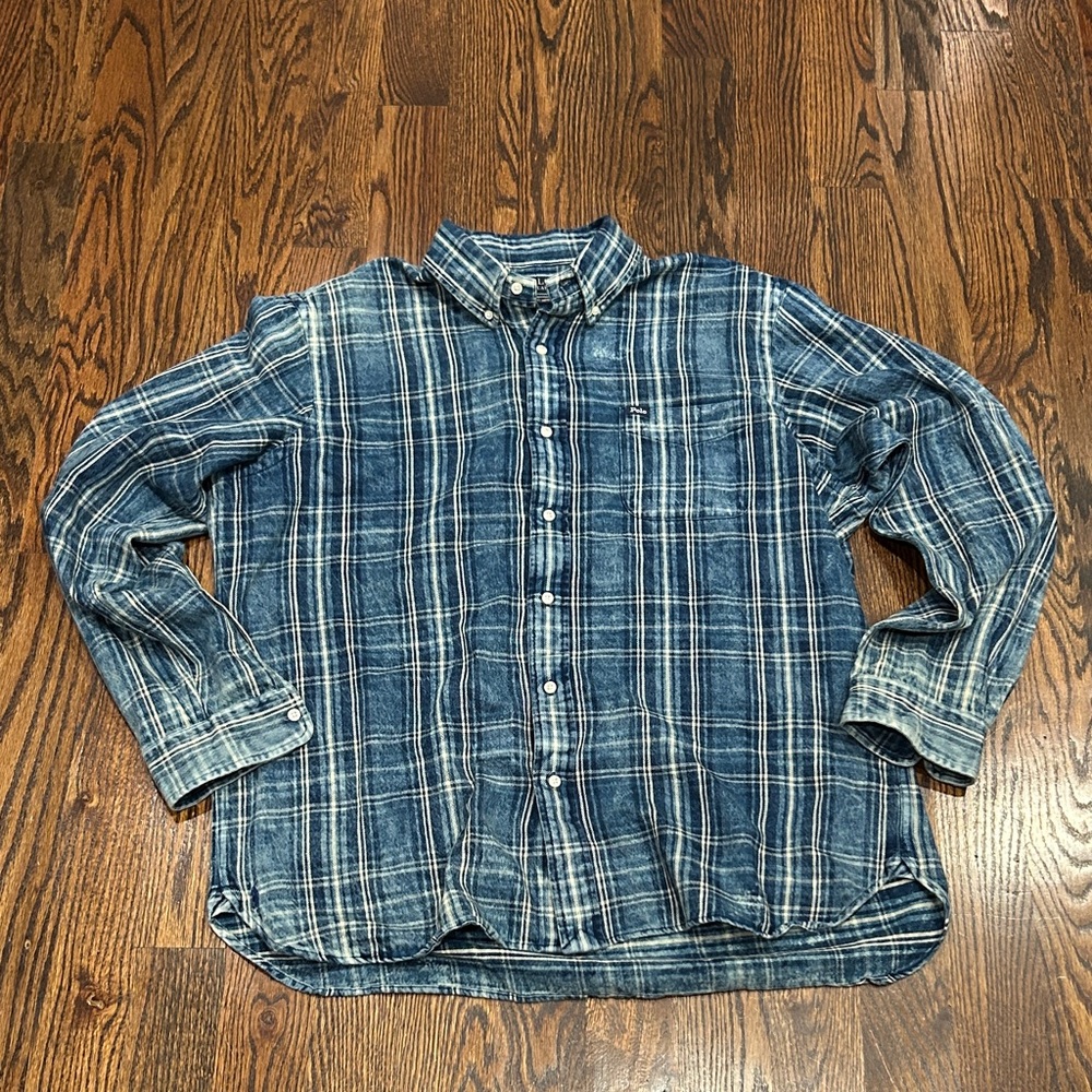 Polo Ralph Lauren Navy Checkered Men's Shirt